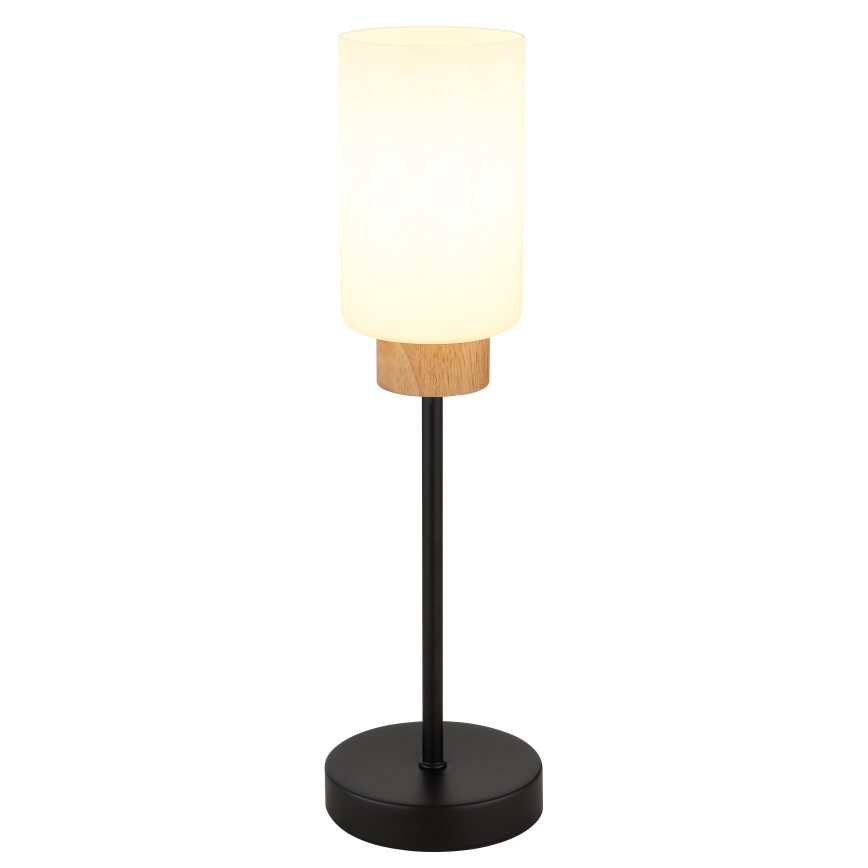 Globo - Tischlampe 1xE27/60W/230V schwarz/weiß