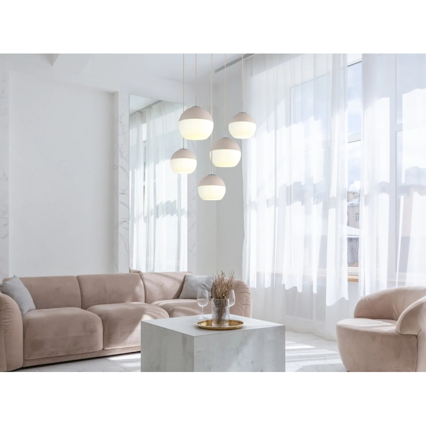 Globo - Pendelleuchte mit Kabel 5xE27/60W/230V