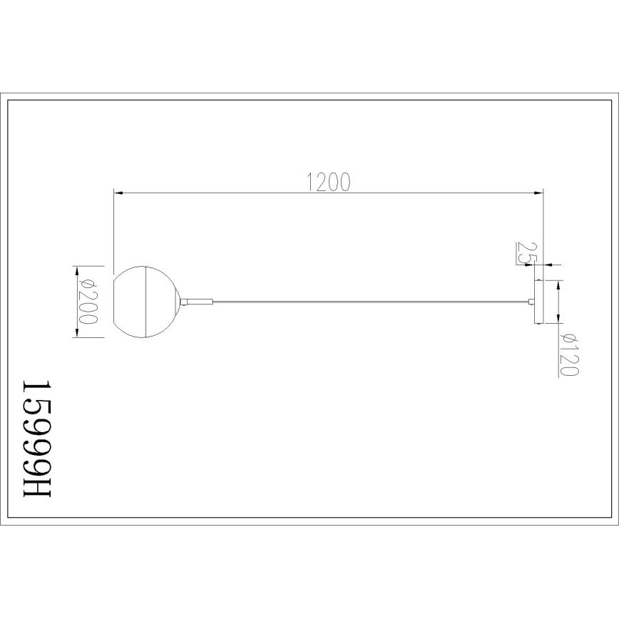 Globo - Hängeleuchte an Kabel 1xE27/60W/230V Ø 20 cm