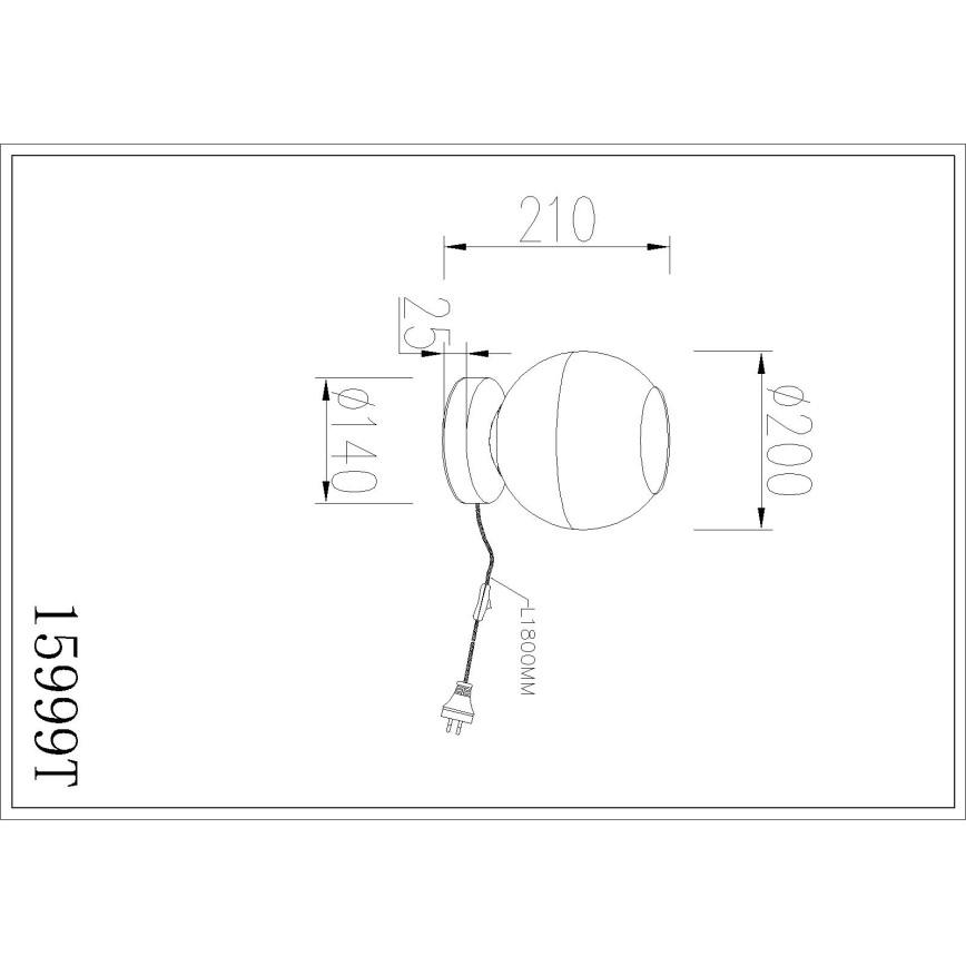 Globo - Tischlampe 1xE27/60W/230V