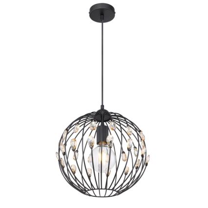 Globo - Pendelleuchte mit Kabel 1xE27/60W/230V, Durchmesser 30 cm