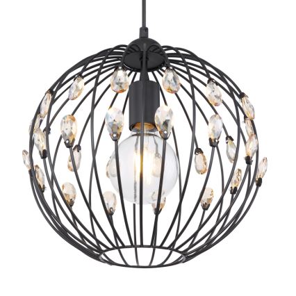 Globo - Pendelleuchte mit Kabel 1xE27/60W/230V, Durchmesser 30 cm