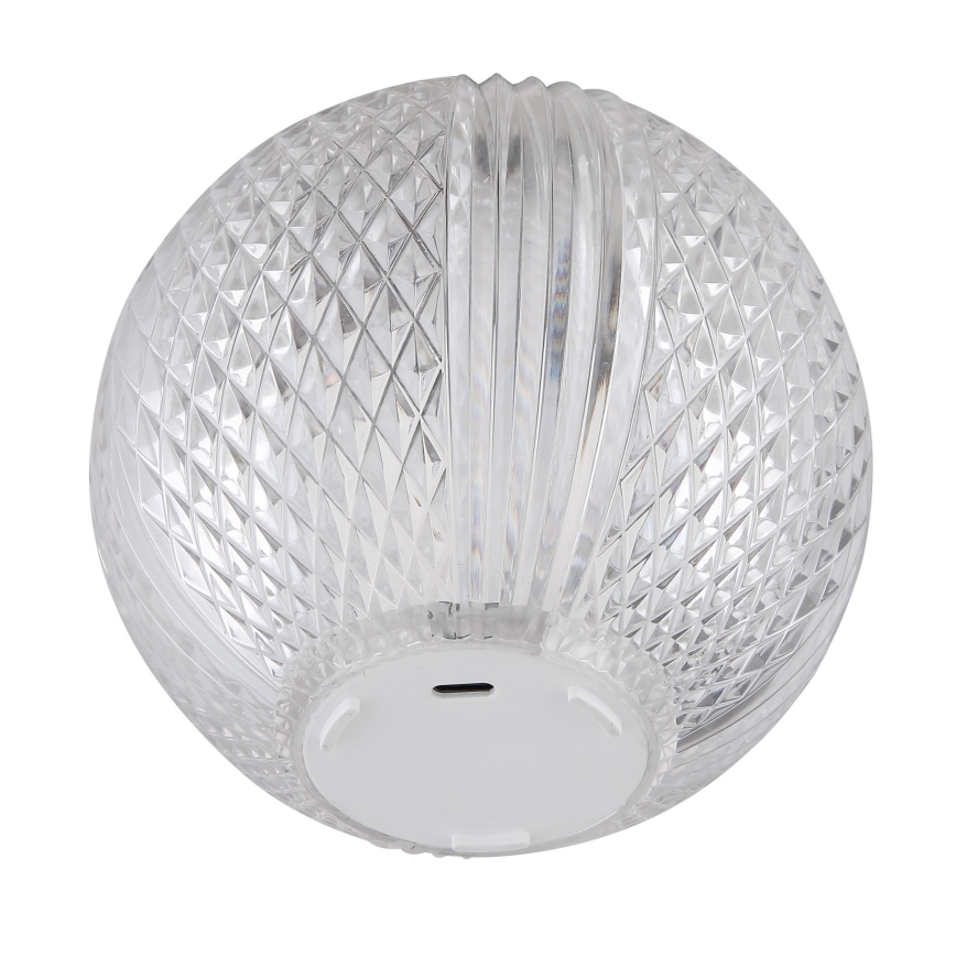 Globo - Dimmbare LED-Tischleuchte mit Touch-Funktion LED/2W/5V 1200 mAh USB klar