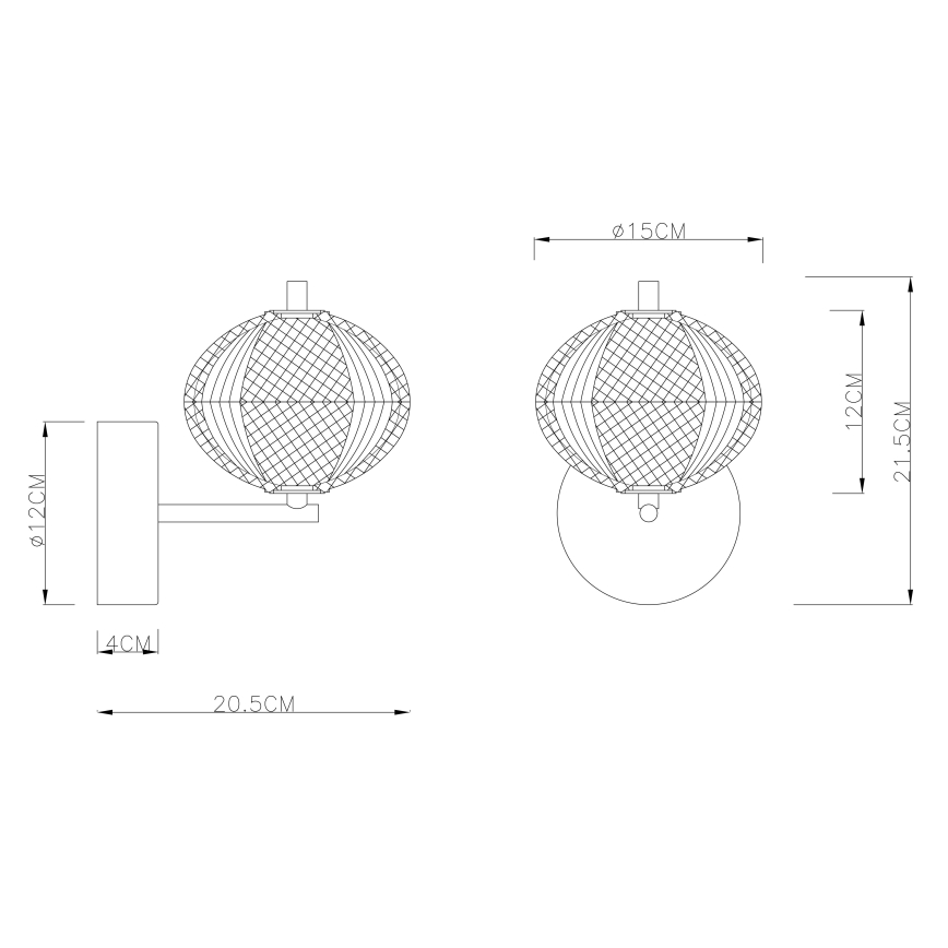 Globo - LED-Wandleuchte LED/7W/230V 3000/4500/6500K