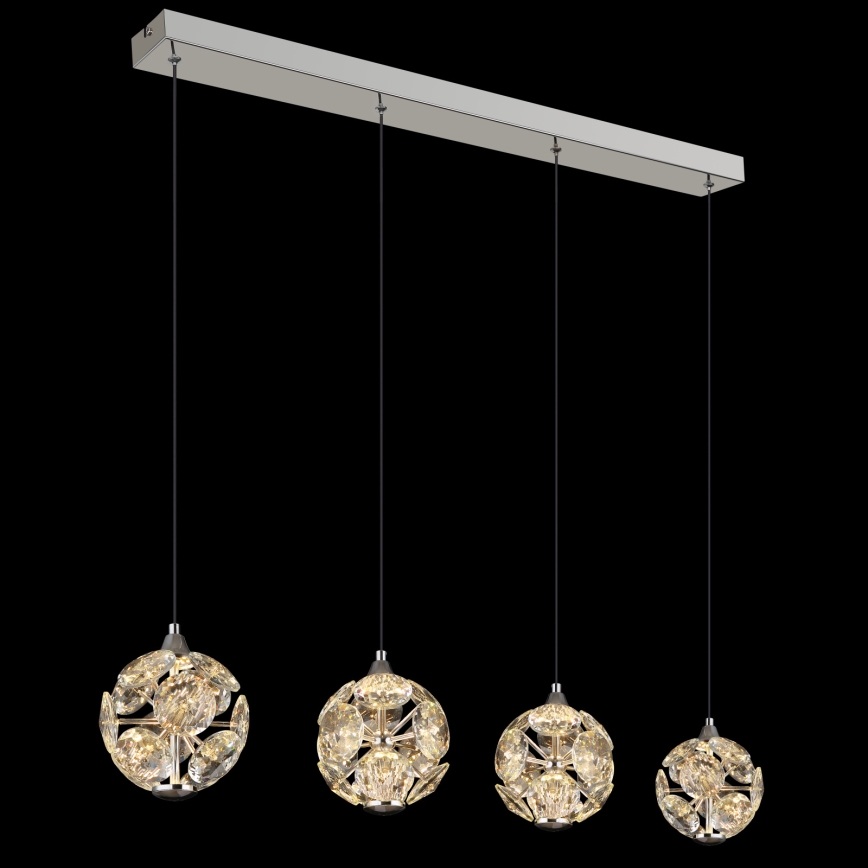 Globo - LED-Pendelleuchte mit Seilaufhängung LED/32W/230V