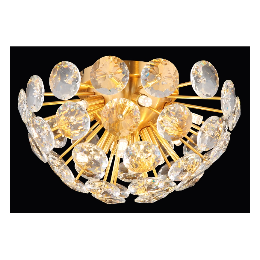 Globo - Deckenleuchte 10xG9/7W/230V golden d 39 cm