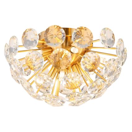 Globo - Deckenleuchte 10xG9/7W/230V golden d 39 cm