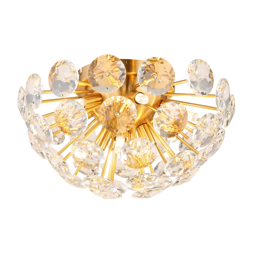 Globo - Deckenleuchte 10xG9/7W/230V golden d 39 cm