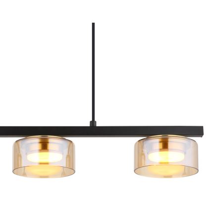 Globo - LED-Hängeleuchte 3xGX53/6W/230V rauchig/braun