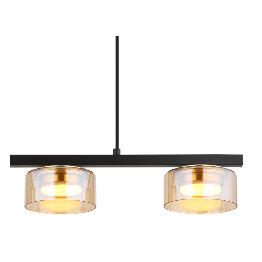 Globo - LED-Hängeleuchte 3xGX53/6W/230V rauchig/braun