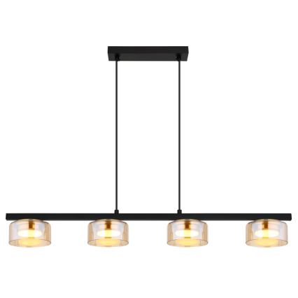 Globo - LED-Hängeleuchte 4xGX53/6W/230V rauchig/braun