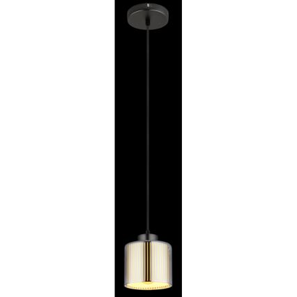 Globo - Hängeleuchte 1xE27/60W/230V glänzendes Chrom d 14 cm