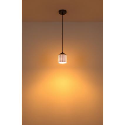 Globo - Hängeleuchte 1xE27/60W/230V glänzendes Chrom d 14 cm