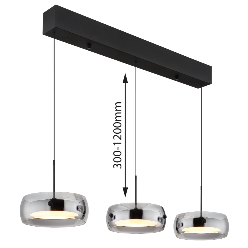 Globo - LED-Pendelleuchte mit Kabelaufhängung LED/30W/230V 3000K