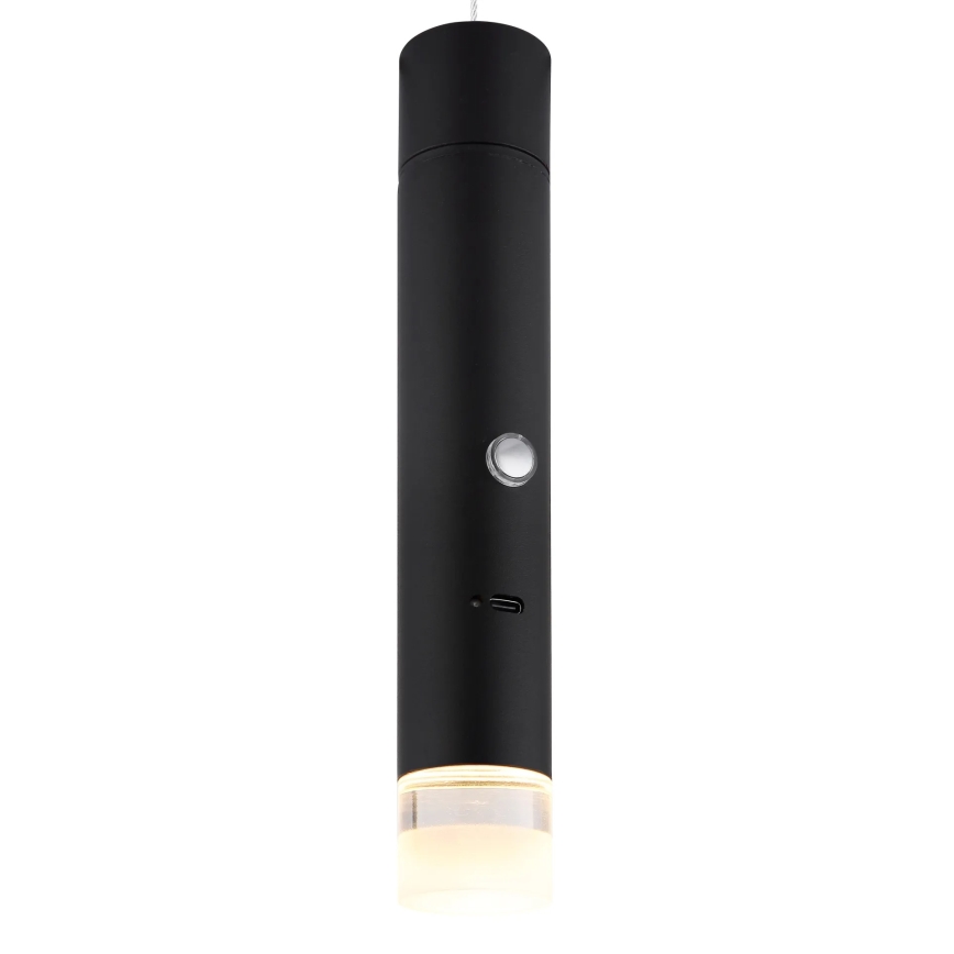 Globo - Dimmbare 2-in-1-Leuchte mit Touch-Bedienung, wiederaufladbar, LED/2W/230/5V, schwarz