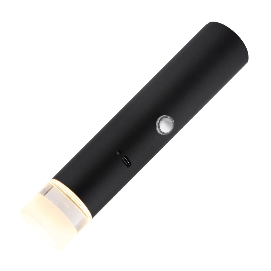Globo - Dimmbare 2-in-1-Leuchte mit Touch-Bedienung, wiederaufladbar, LED/2W/230/5V, schwarz