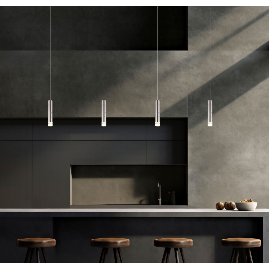 Globo - LED-dimmbare Touch-Akkuleuchte 2-in-1 LED/2W/230/5V mattchrom