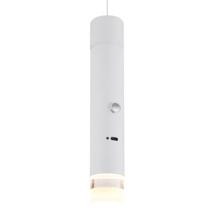 Globo - LED-dimmbare Touch-Ladeleuchte 2in1 LED/2W/230/5V weiß
