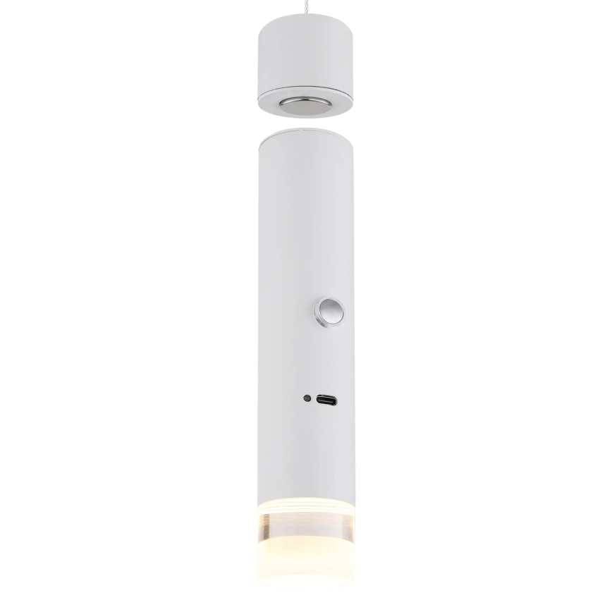 Globo - LED-dimmbare Touch-Ladeleuchte 2in1 LED/2W/230/5V weiß