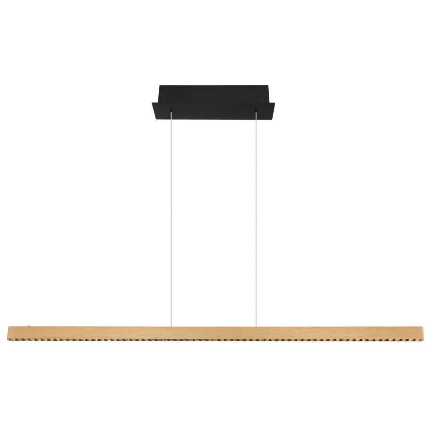 Globo - LED-dimmbare Touch-Pendelleuchte an Kabel, LED/43W/230V, 4000K, Messing