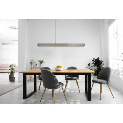 Globo - LED per Touch dimmbare Hängeleuchte an Kabel LED/39W/230V 2700/4000/6000K grau