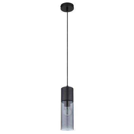 Globo - Hängeleuchte an Kabel 1xE27/25W/230V Ø 10,5 cm schwarz