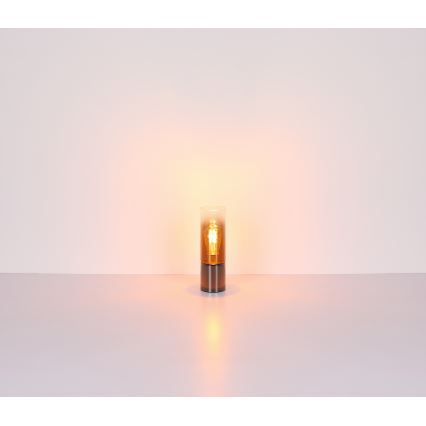 Globo - Tischleuchte 1xE27/25W/230V d 9 cm schwarz/kupfern