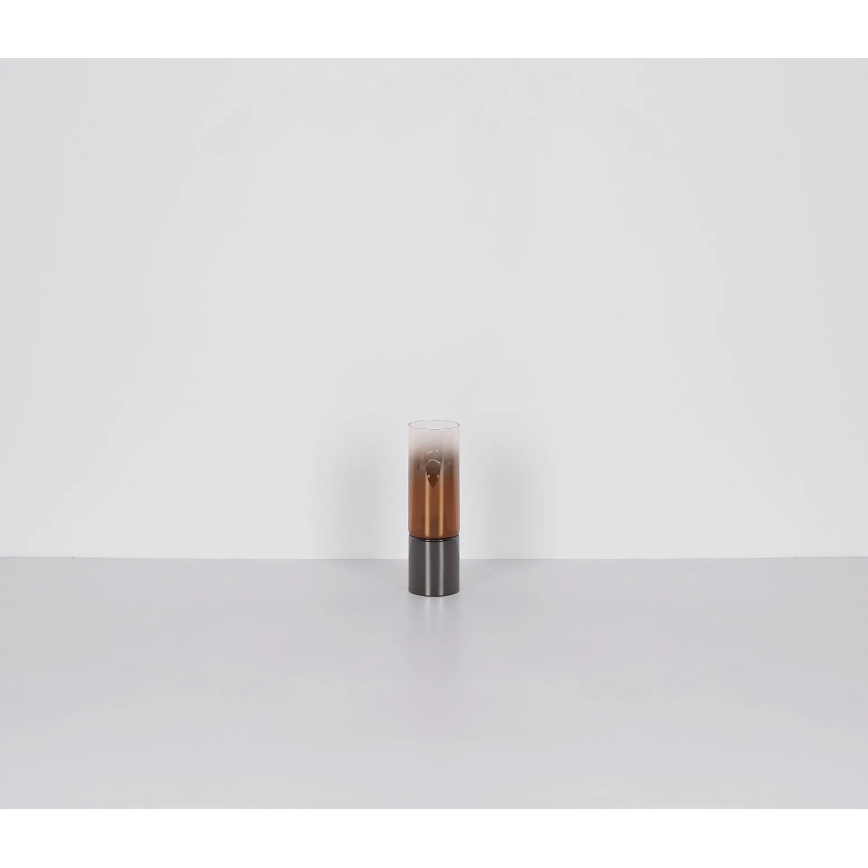 Globo - Tischleuchte 1xE27/25W/230V d 9 cm schwarz/kupfern