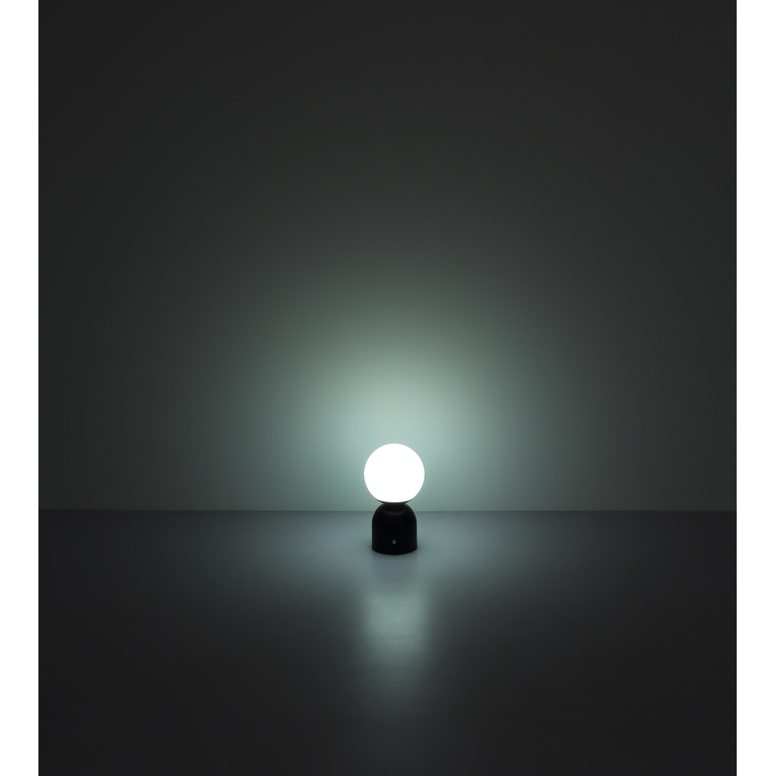 Globo - Dimmbare LED-Tischleuchte mit Touch-Funktion LED/2,5W/3,7V 2700K/4000K/6500K 1800 mAh USB matt Chrom