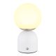 Globo - Dimmbare LED-Tischlampe mit Touch-Funktion LED/2W/5V 2700/4000/6500K 1800 mAh weiß