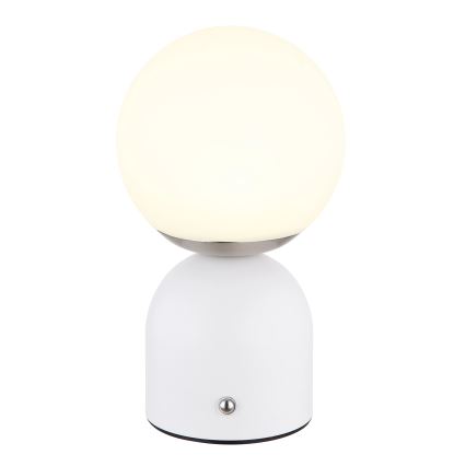 Globo - Dimmbare LED-Tischleuchte mit Touch-Funktion LED/2W/5V 2700/4000/6500K 1800 mAh weiß