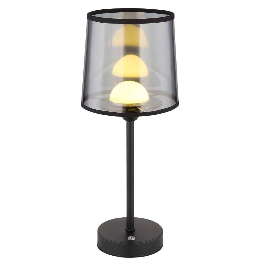 Globo - LED Dimm- und aufladbare Tischleuchte mit Touch-Funktion LED/2,5W/3,7V 2700/4000/6500K 1800 mAh schwarz