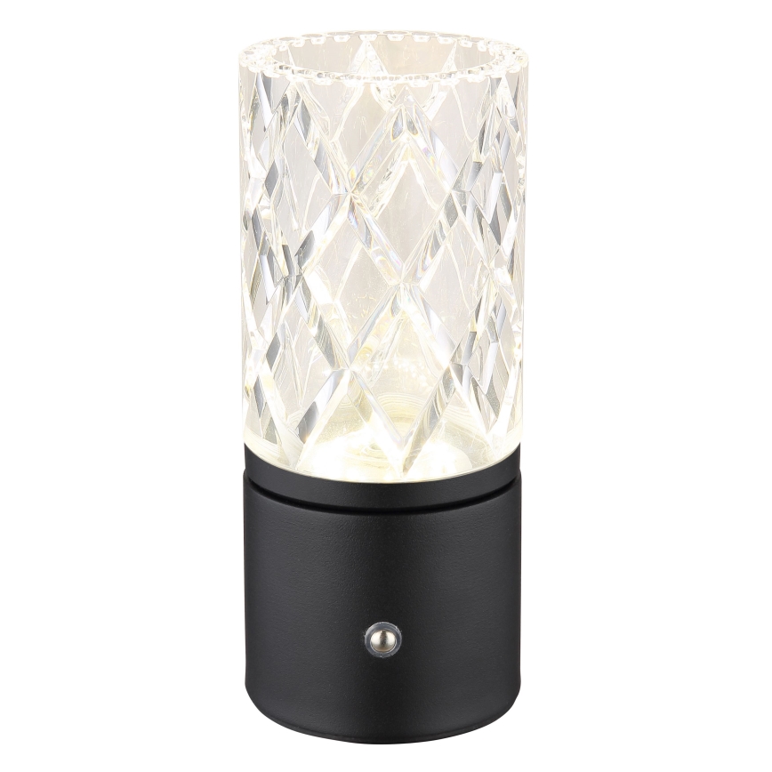 Globo - LED dimmbare Touch-Tischlampe LED/2,5W/3,7V 2700K/4000K/6500K 1800 mAh USB schwarz