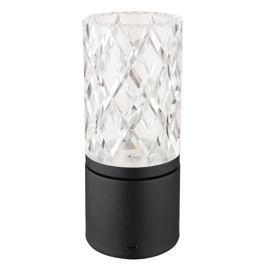 Globo - LED dimmbare Touch-Tischlampe LED/2,5W/3,7V 2700K/4000K/6500K 1800 mAh USB schwarz