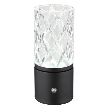Globo - Dimmbare LED-Tischleuchte mit Touch-Funktion LED/2,5W/3,7V 2700K/4000K/6500K 1800 mAh USB schwarz