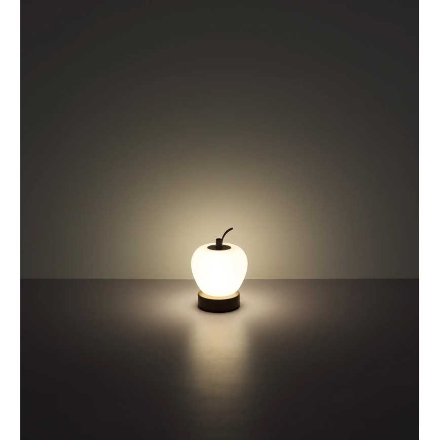 Globo - Dimmbare LED-Tischleuchte mit Touch-Funktion LED/2W/3,7V 2700K/4000K/6500K 1200 mAh USB braun