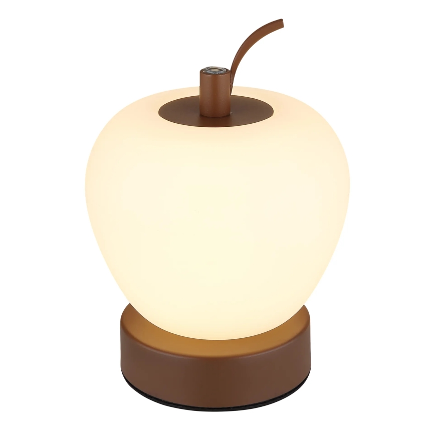 Globo - Dimmbare LED-Tischleuchte mit Touch-Funktion LED/2W/3,7V 2700K/4000K/6500K 1200 mAh USB braun