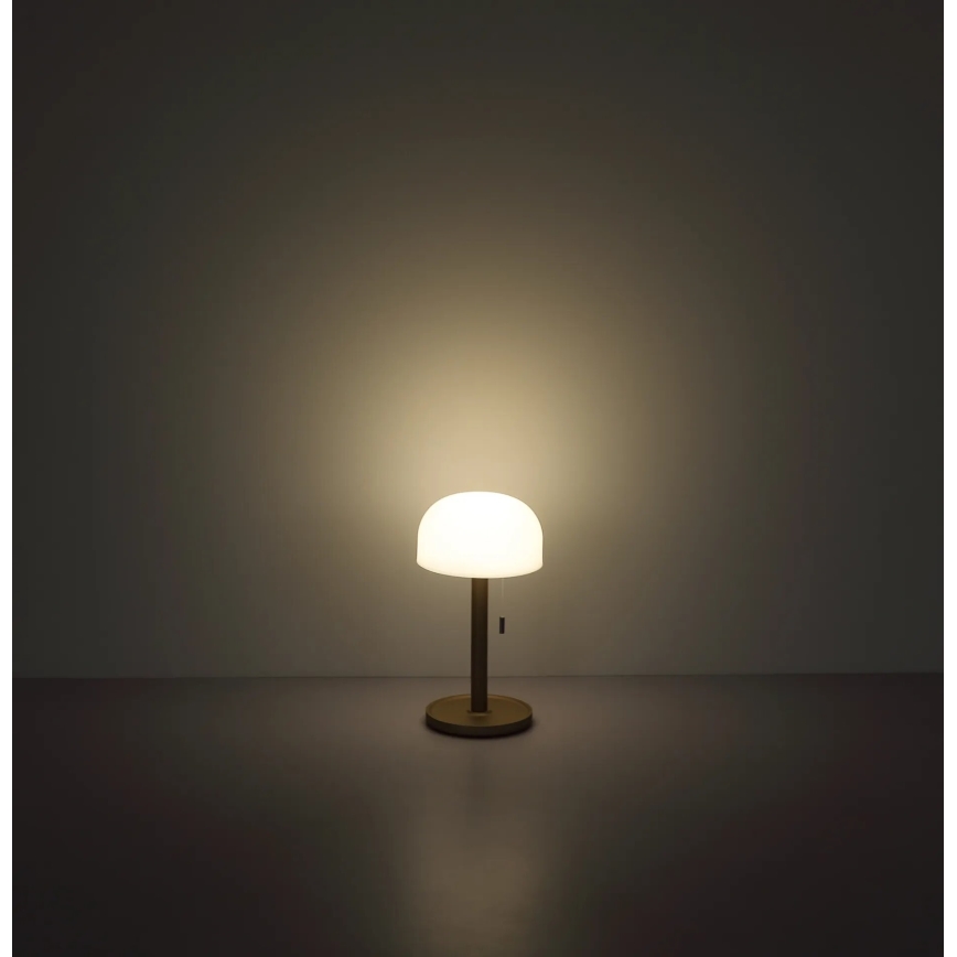 Globo - Aufladbare LED-Tischleuchte LED/1,5W/3,7V 3000/4200/6000K 1800mAh braun