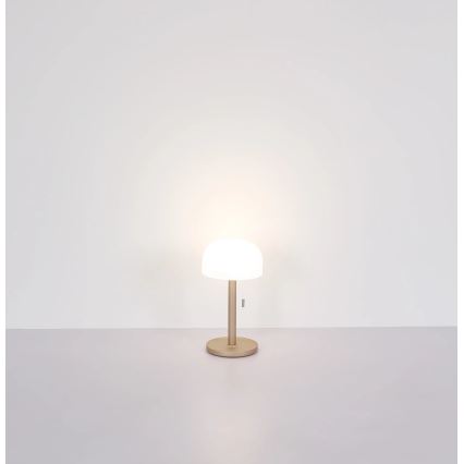 Globo - Aufladbare LED-Tischleuchte LED/1,5W/3,7V 3000/4200/6000K 1800mAh braun