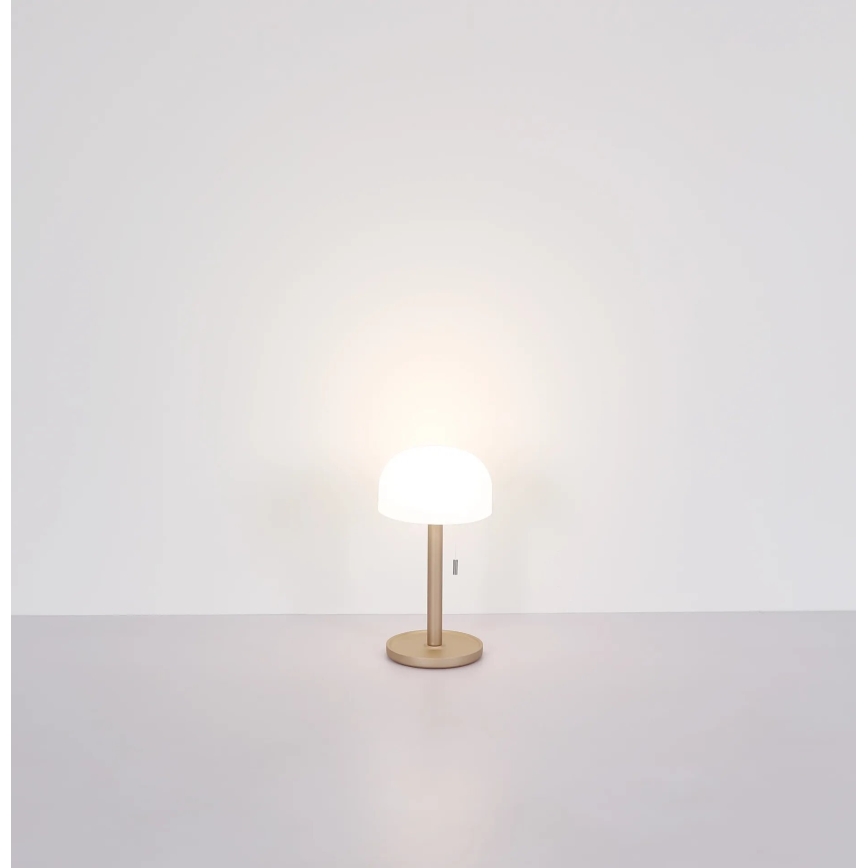 Globo - Aufladbare LED-Tischleuchte LED/1,5W/3,7V 3000/4200/6000K 1800mAh braun