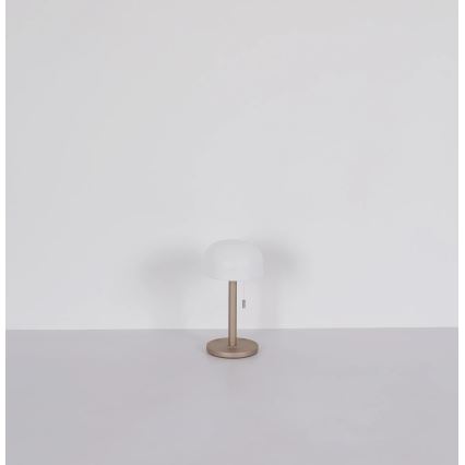 Globo - Aufladbare LED-Tischleuchte LED/1,5W/3,7V 3000/4200/6000K 1800mAh braun