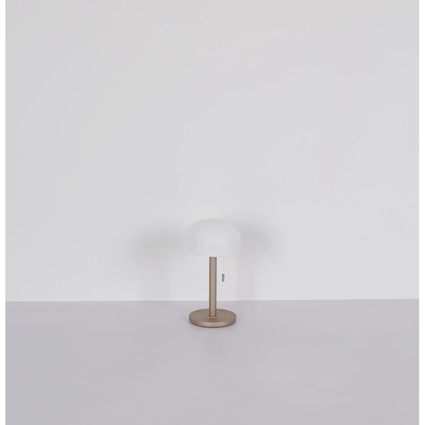 Globo - Aufladbare LED-Tischleuchte LED/1,5W/3,7V 3000/4200/6000K 1800mAh braun