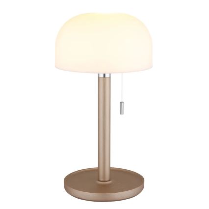 Globo - Aufladbare LED-Tischleuchte LED/1,5W/3,7V 3000/4200/6000K 1800mAh braun