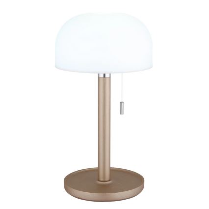 Globo - Aufladbare LED-Tischleuchte LED/1,5W/3,7V 3000/4200/6000K 1800mAh braun