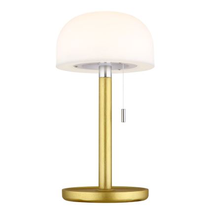 Globo - Aufladbare LED-Tischleuchte LED/1,5W/3,7V 3000/4200/6000K 1800mAh Messing
