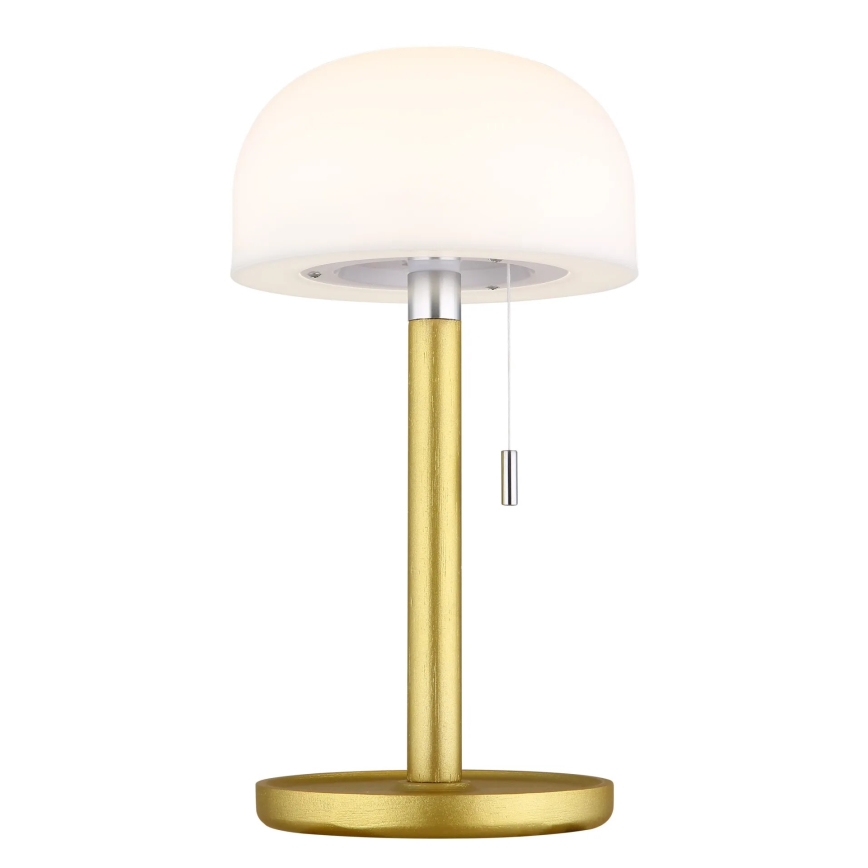 Globo - Aufladbare LED-Tischleuchte LED/1,5W/3,7V 3000/4200/6000K 1800mAh Messing