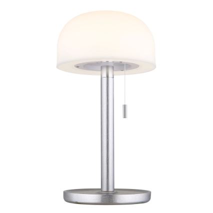 Globo - Aufladbare LED-Tischleuchte LED/1,5W/3,7V 3000/4200/6000K 1800mAh silbern