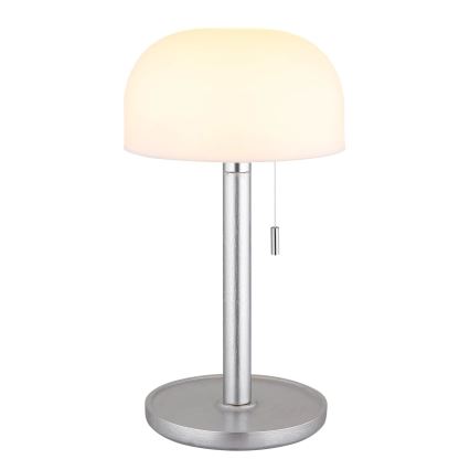 Globo - Aufladbare LED-Tischleuchte LED/1,5W/3,7V 3000/4200/6000K 1800mAh silbern