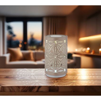 Globo - LED RGB Touch-Lade-Tischlampe LED/1W/5V 500 mAh braun