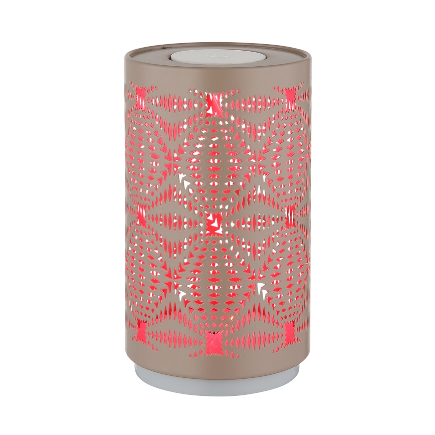 Globo - LED RGB Touch-Lade-Tischlampe LED/1W/5V 500 mAh braun